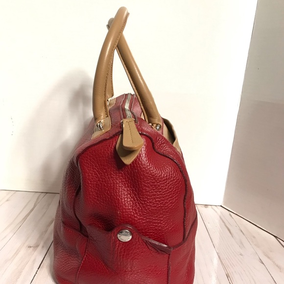 FURLA PEBBLE LEATHER SATCHEL - Picture 6 of 11